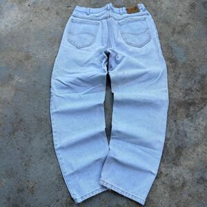 Lee Men's Blue and Grey Jeans